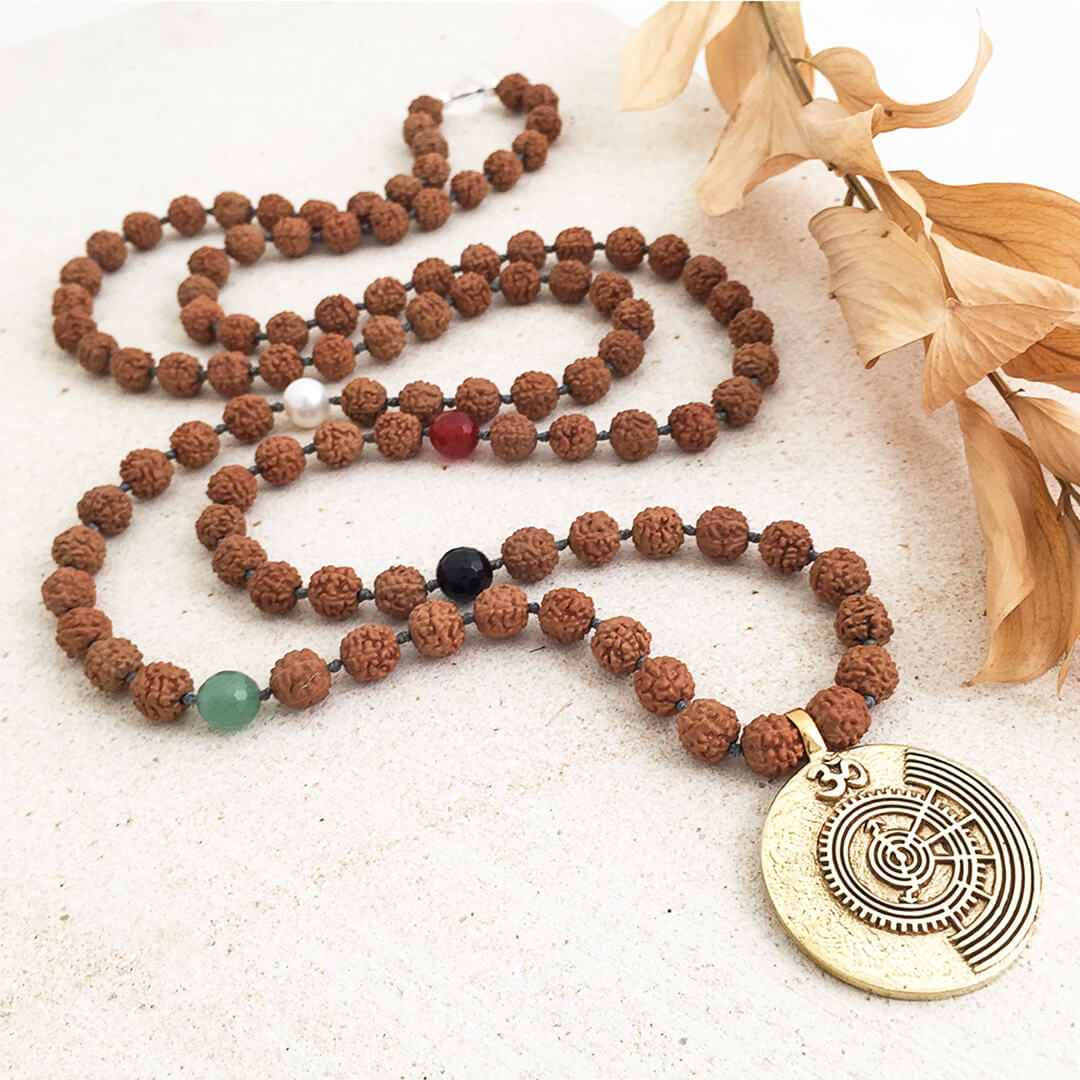 Five Elements Yantra Mala (goldbrass) 5