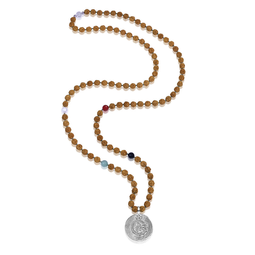 Five Elements Yantra Mala (silver) 2