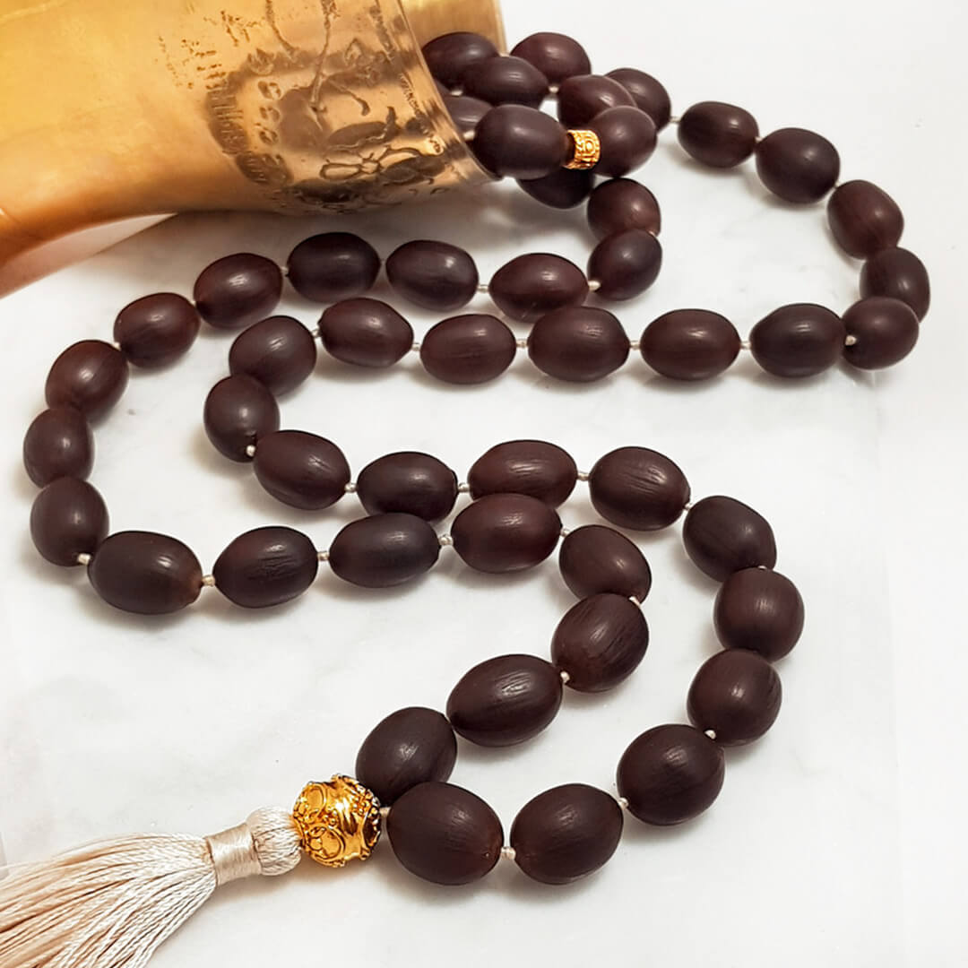 Lotus Dhyana Ash (gold) 108 – 3