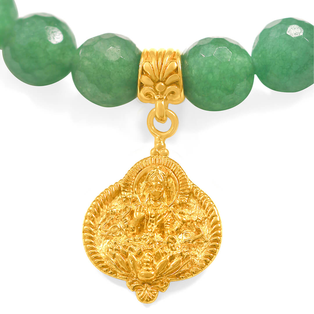 Lakshmi Happy Heart Bracelet (gold) 2