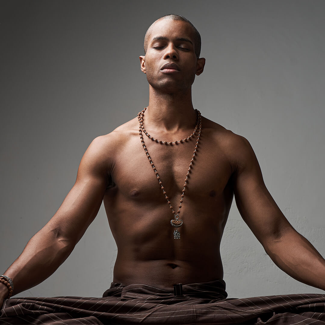 Shiva 1 Mukhi Rudraksha Mala (silver) 9