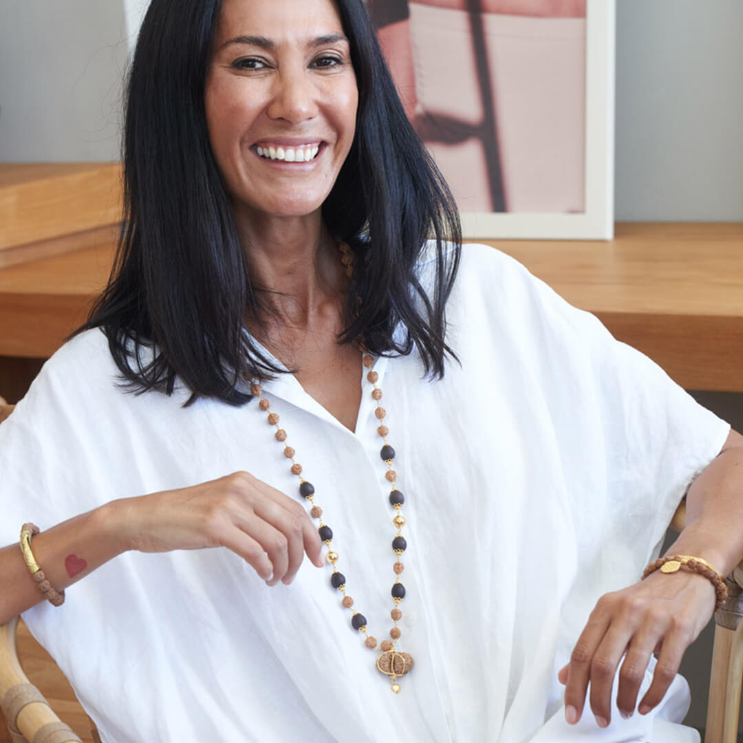 True Love Gaurishankar Bhakti Mala Necklace (gold) 6