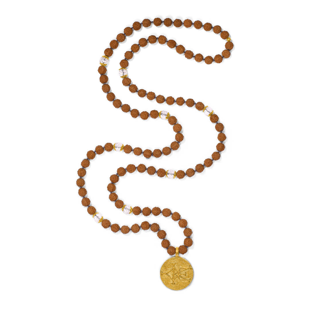 Shiva-Third-Eye-Crystal-Rudraksha-Mala-(gold)-2
