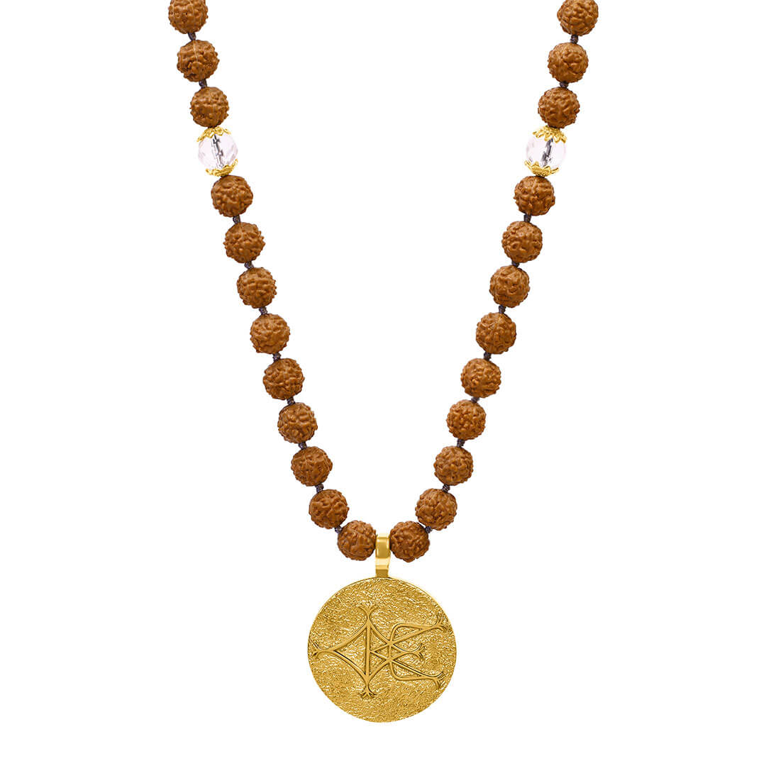 Shiva-Third-Eye-Crystal-Rudraksha-Mala-(gold)-3