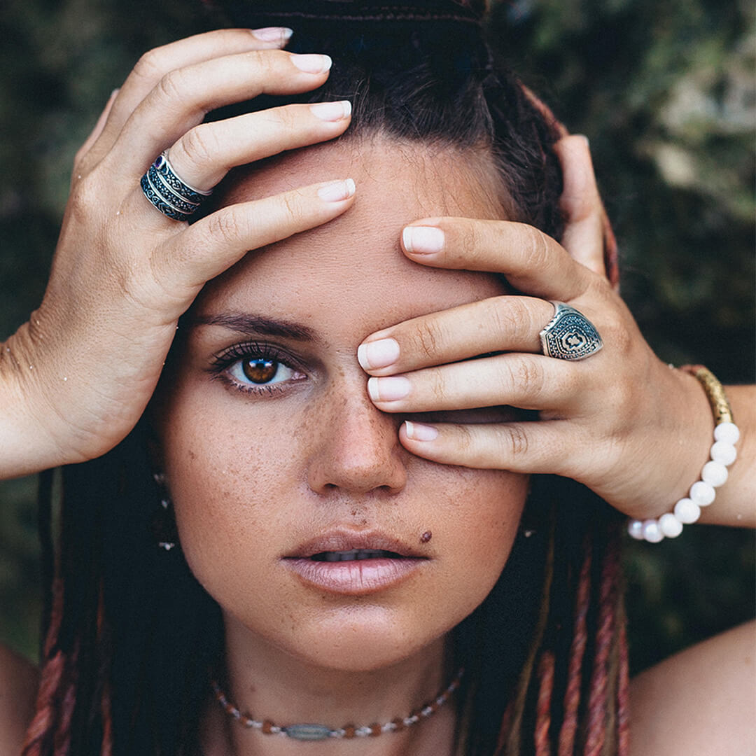 shivaloka silver dalaja ring