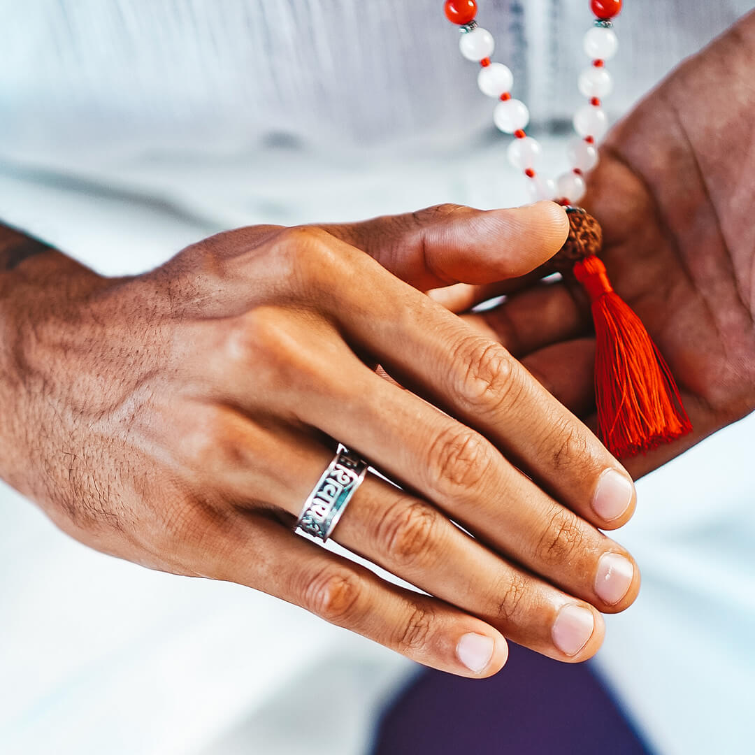 Om Namah Shivaya Ring (silver) 11