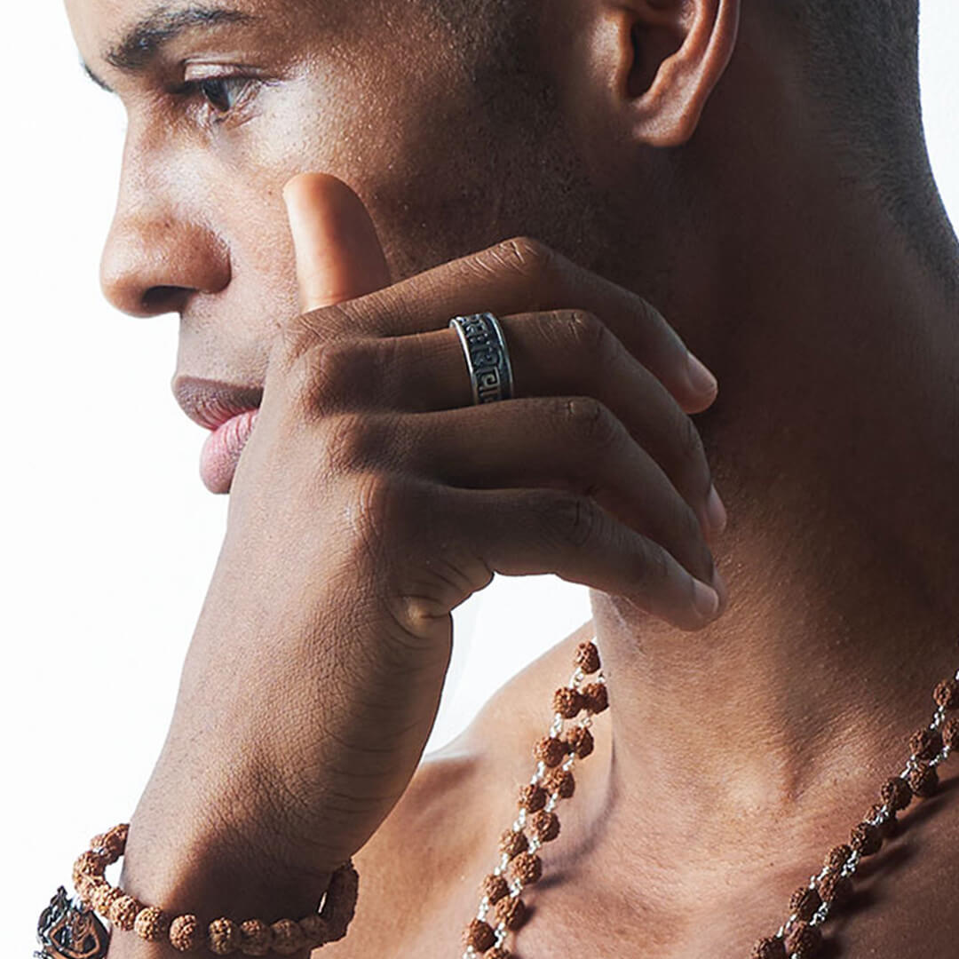 Om Namah Shivaya Ring (silver) 5