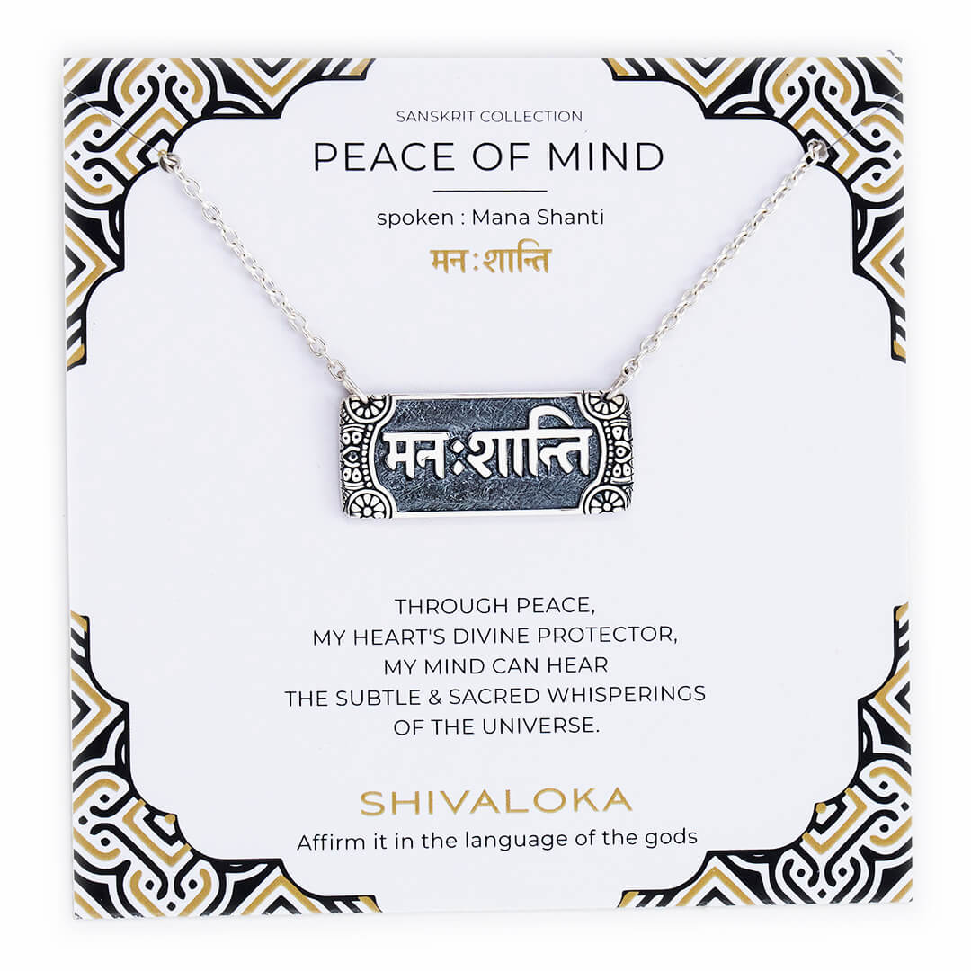 Peace of Mind Power Mantra Necklace 3