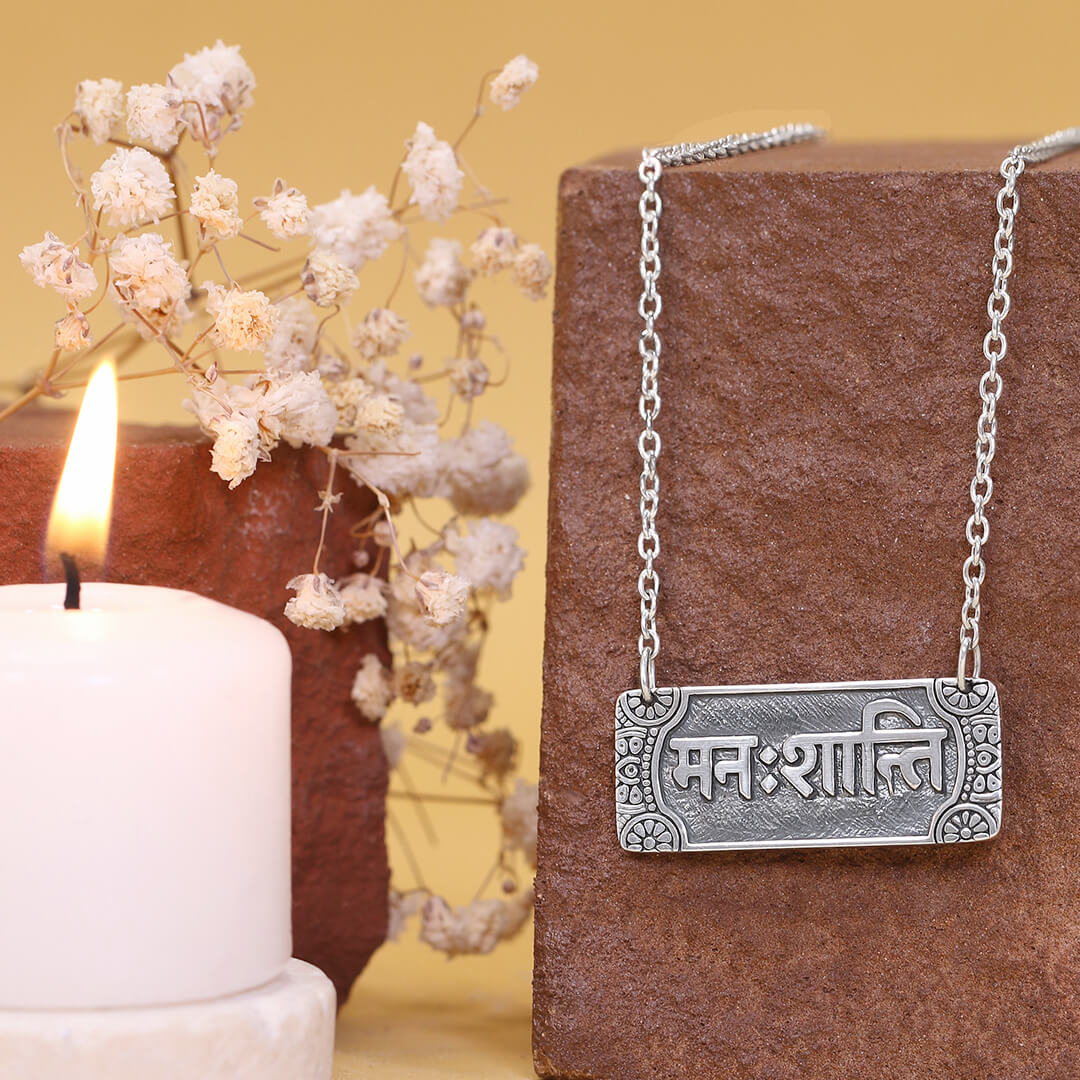 Peace of Mind Power Mantra Necklace 4