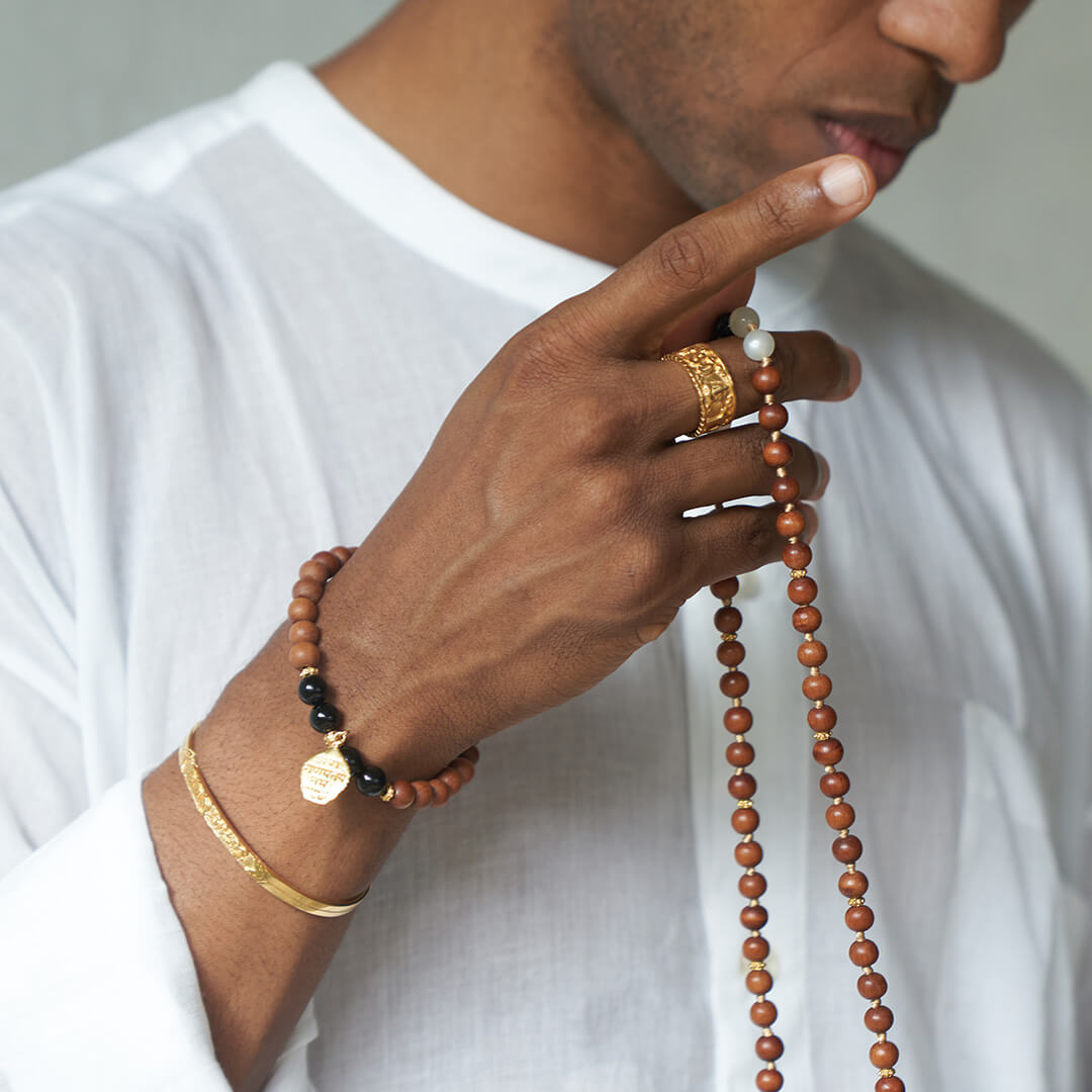 Shiva Mantra Cuff gold 13