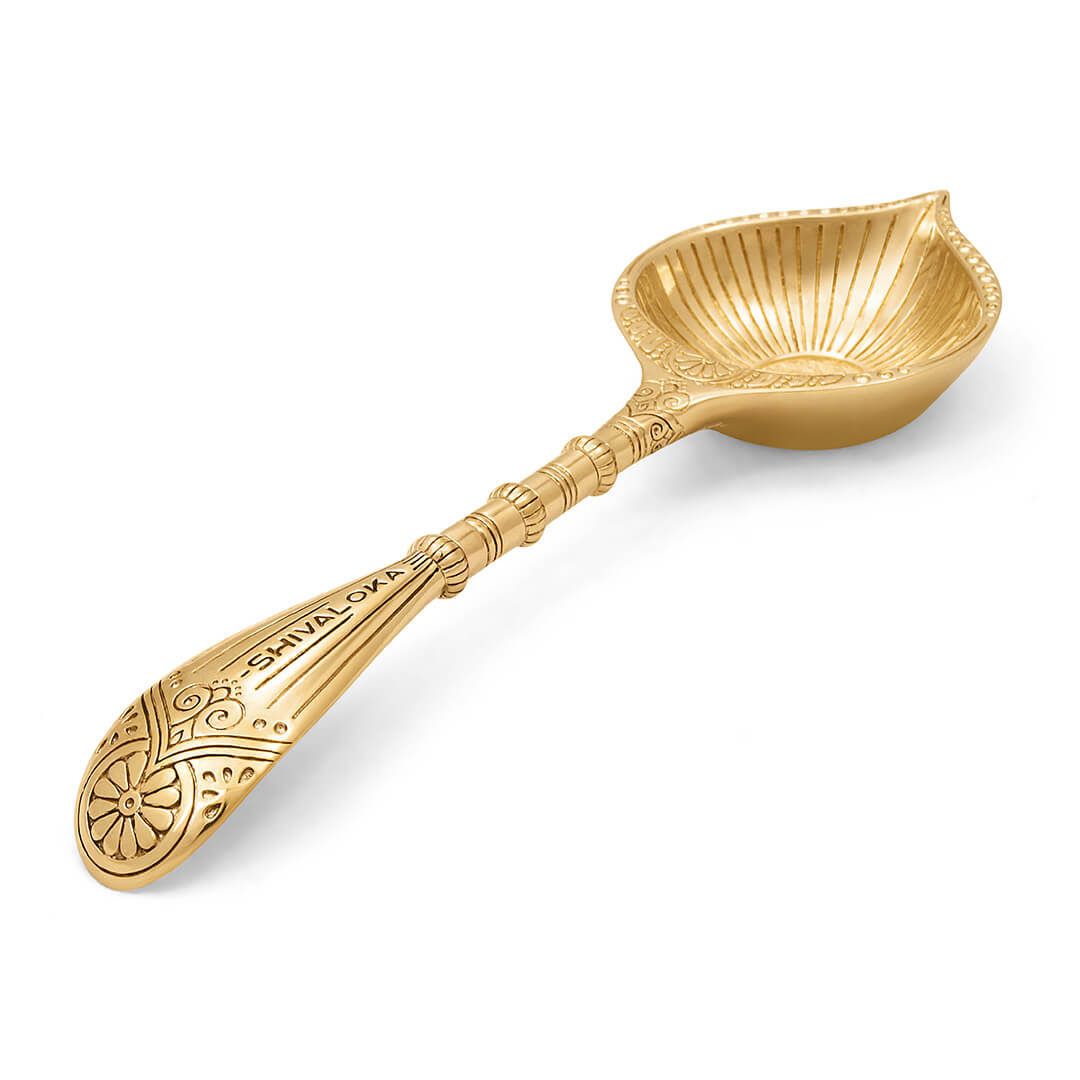 Dipti Arathi Puja Oil Lamp (18cm) 3 – square