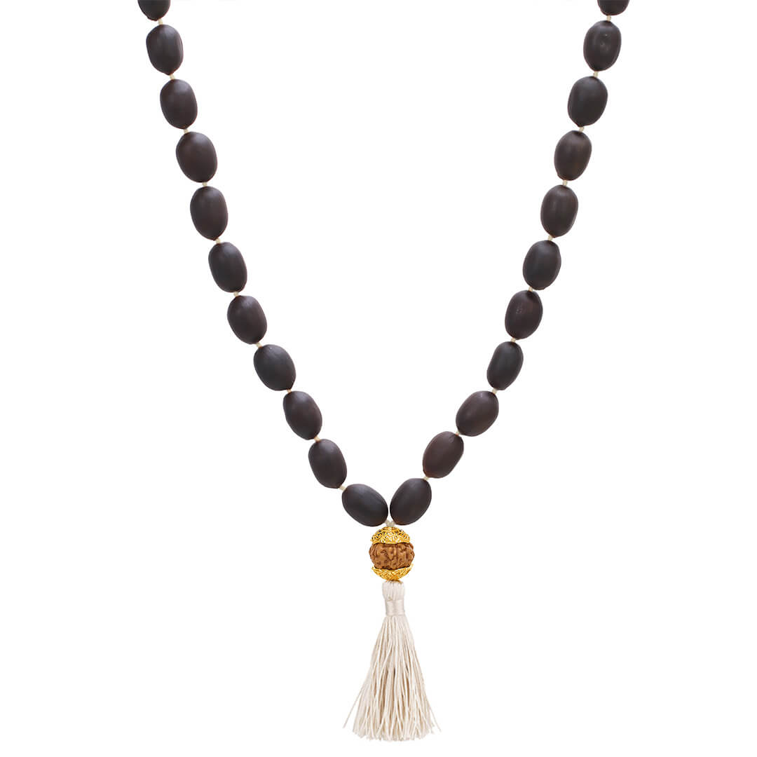 Lotus Dhyana Ash 108 (with mukhi) 3