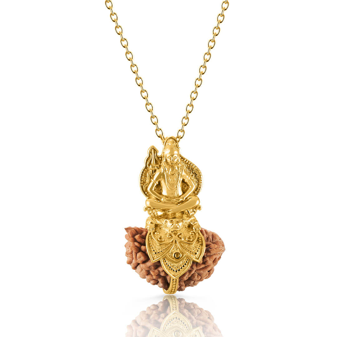 Shiva-1-Mukhi-Rudraksha-pendant-gold-1