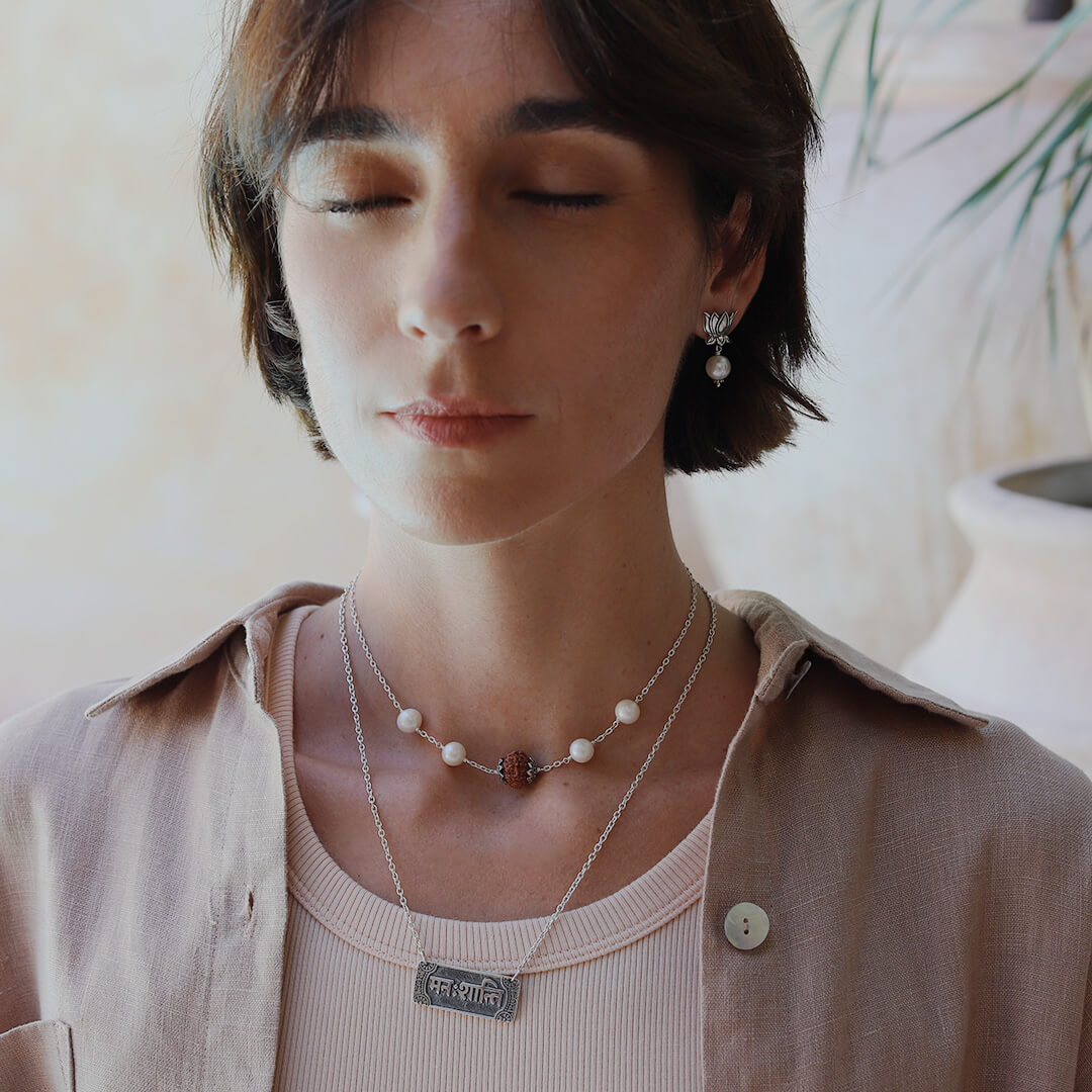 Peace of Mind Mantra necklace 1