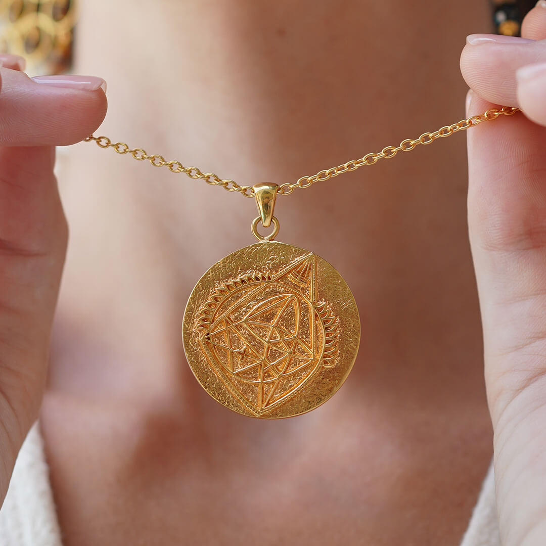 ganesh yantra pendant gold2