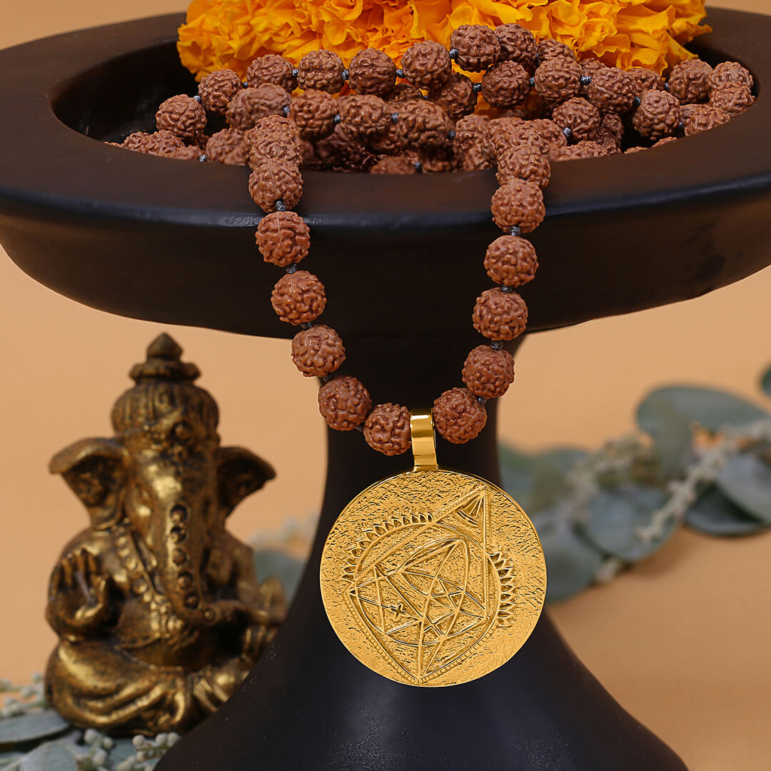 Ganesh Yantra Mala Gold 3