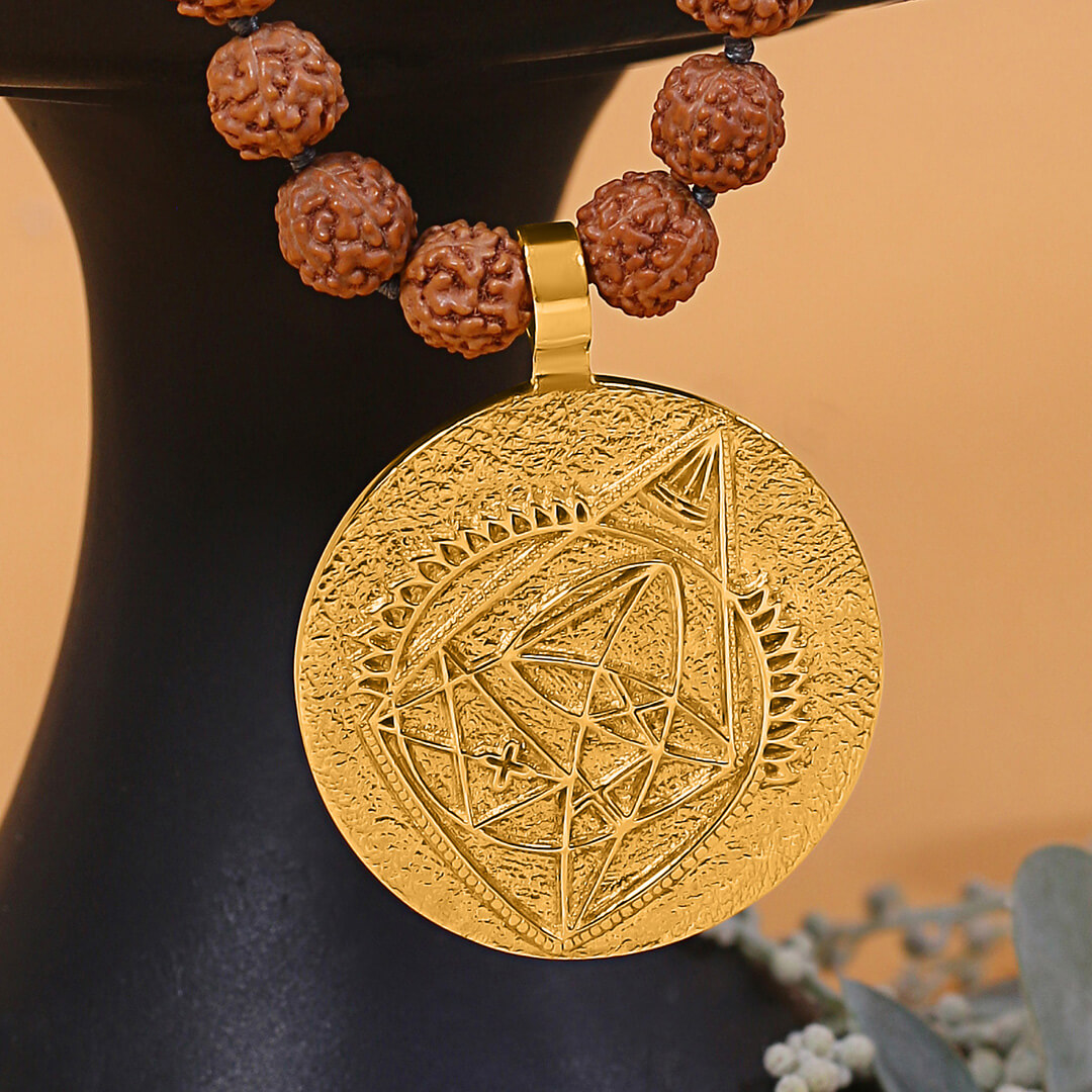 Ganesh Yantra Mala Gold 4
