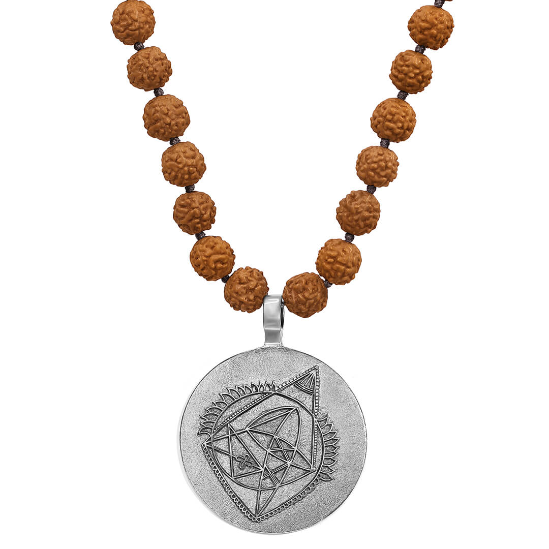 Ganesh Yantra Mala Silver 1