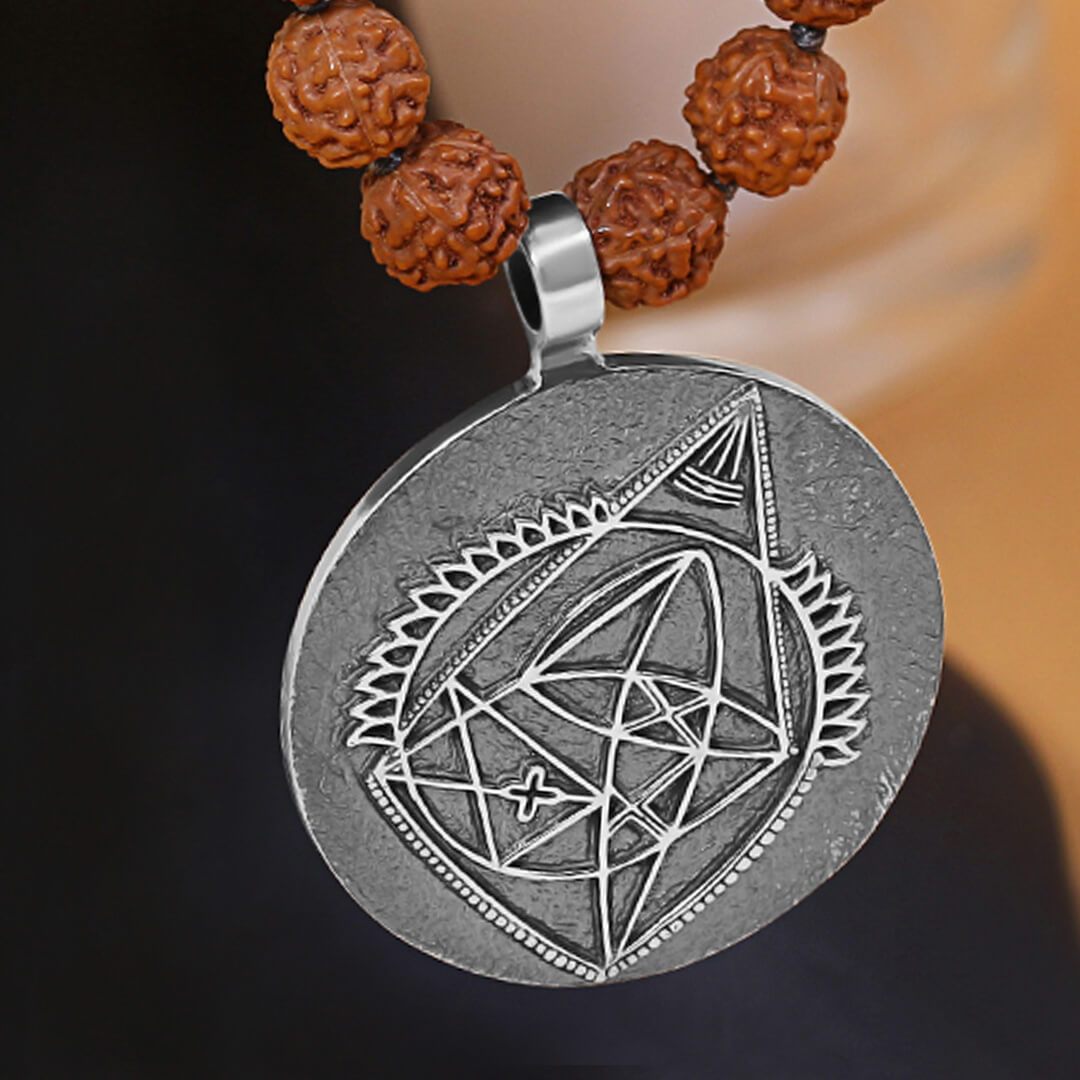 Ganesh Yantra Mala Silver 4