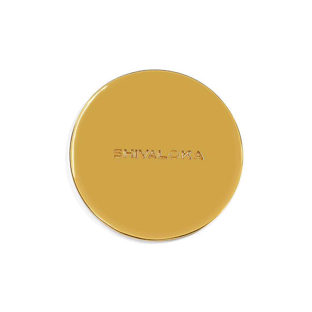 Ganesh Yantra Medallion gold 5cm-2