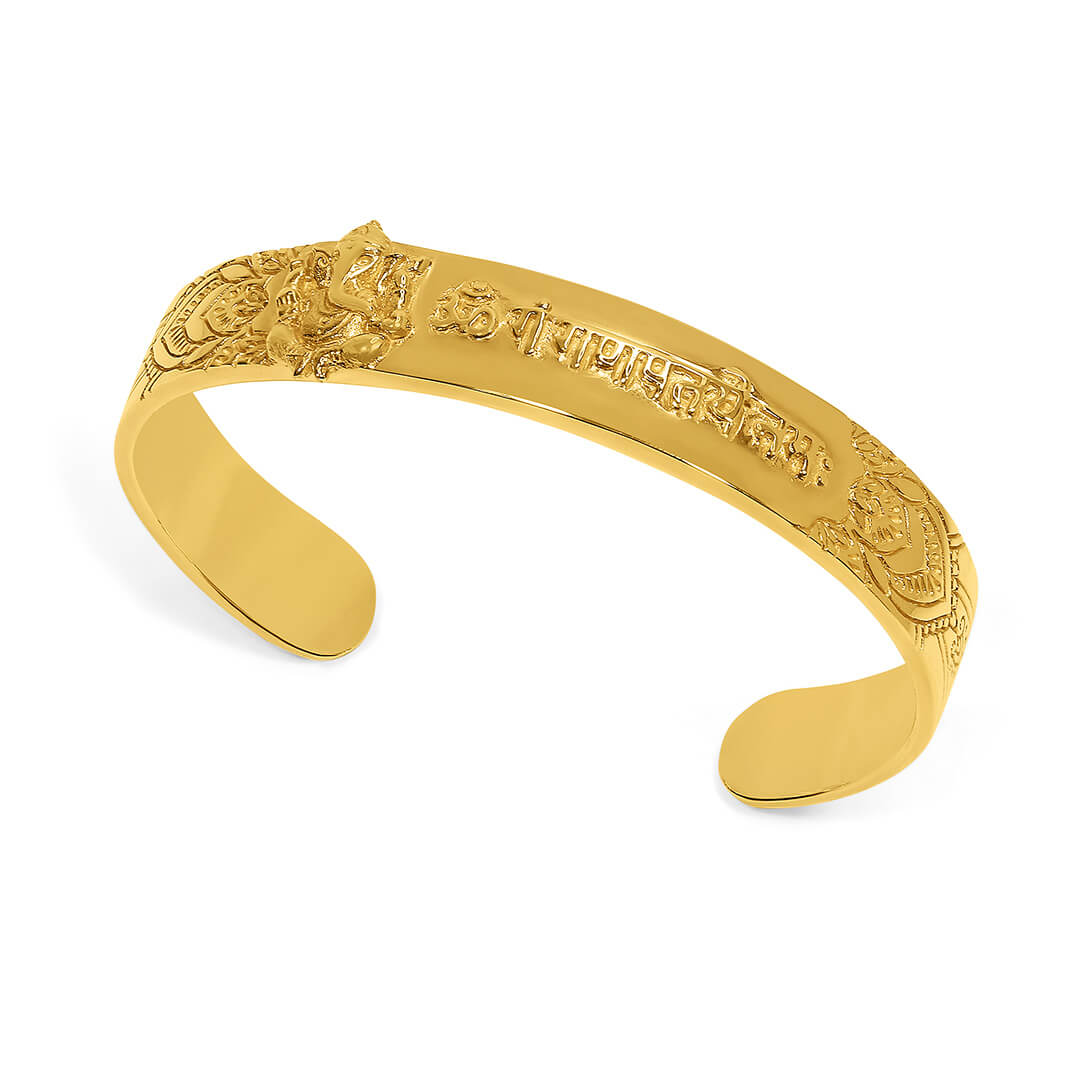 Vighnaharta Cuff gold 1
