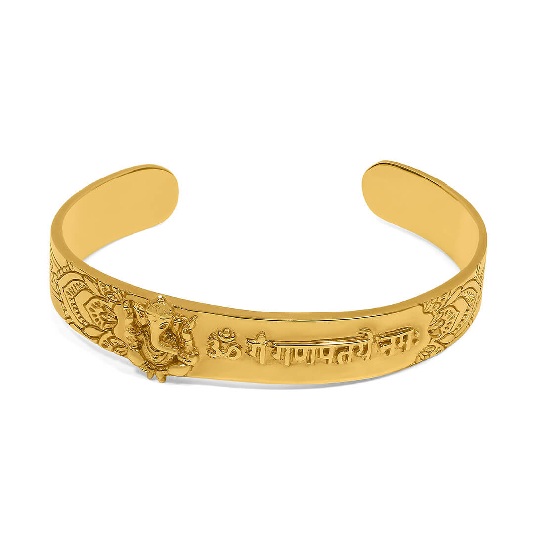 Vighnaharta Cuff gold 2