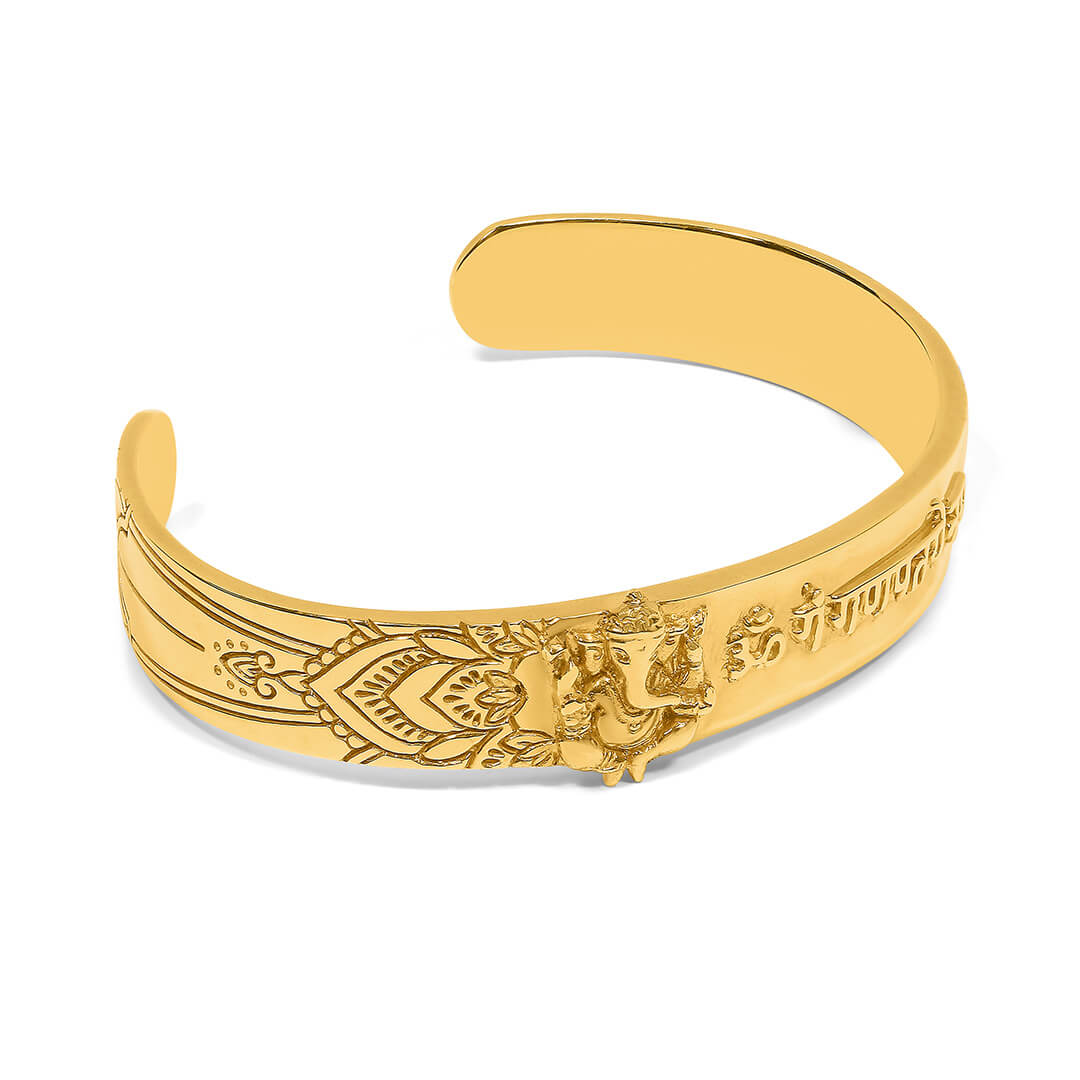 Vighnaharta Cuff gold 3